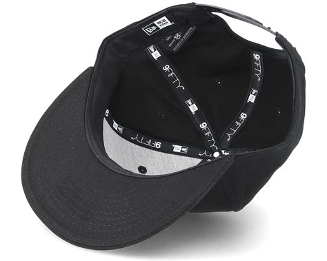 Black Cotton 9Fifty Snapback - New Era caps - Hatstoreworld.com