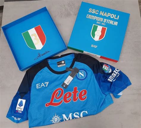 Napoli Maglia Limited Edit Campioni Ditalia Ea7 2023 Shirt Xl