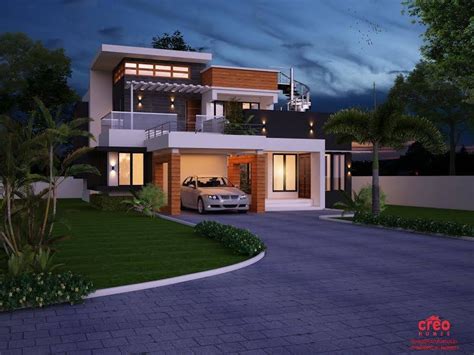 2517 Square Feet 4 Bedroom Modern Luxury Home Design - Home Pictures