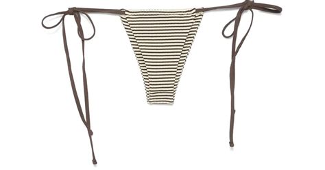 Frankie S Bikinis X Bella Hadid Tia String Bikini Bottoms In White For Men Lyst UK