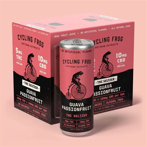 Cycling Frog Guava Passionfruit Thc Cbd Seltzer Pk Online