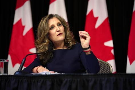 Chrystia Freeland Pegged By Some Liberal MPs As Justin Trudeau S