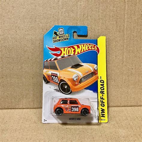 Hot Wheels Morris Mini Green Morris Mini Orange Morris Mini Blue Morris Mini