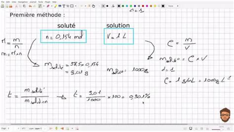 Comment déterminer le titre massique d une solution Numérique Éducatif