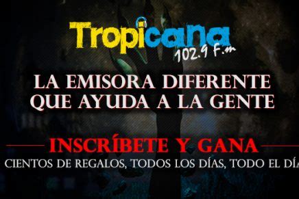 Tropicana La Emisora Diferente Que Ayuda A La Gente Tropicana Colombia