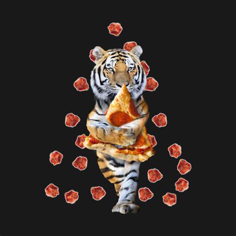 Tiger Tigers Eating Pizza, Funny Cute - Tiger Tigers Eating Pizza Funny ...