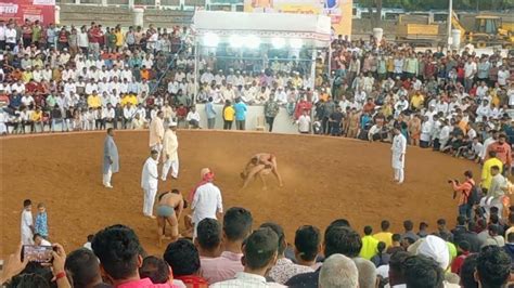 🤯 😲😳बक्शीश १ लाख रुपये ची कुस्ती श्री भैरवनाथ उत्सव निमित्त भोसरित