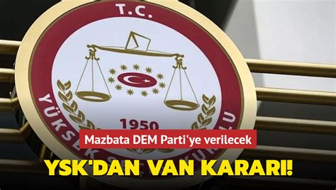 YSK dan Van kararı Mazbata DEM Parti adayı Abdullah Zeydan a verilecek