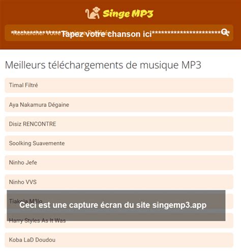 Singe MP3 Quelle Est La Nouvelle Adresse En 2022