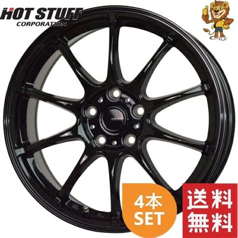 HOT STUFF ホイール 本セット G speed G MBK インチ J PCD H インセット ジースピード イエローライオンヤフー店 通販