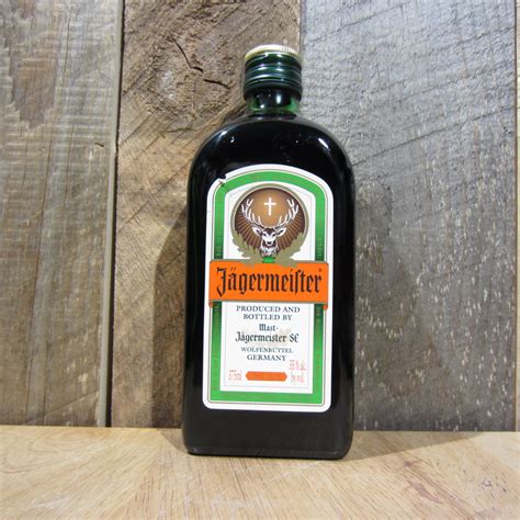 Jagermeister 375ml Half Size Btl Oak And Barrel