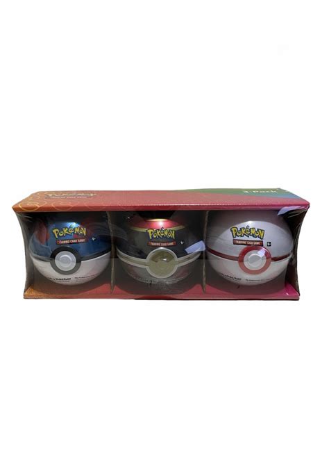 Pokemon Trading Card Game Poke Ball, 3 pack