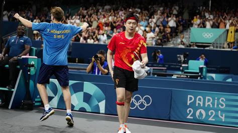 Paris Olympics Chinas World No Wang Chuqin Loses In Round Of