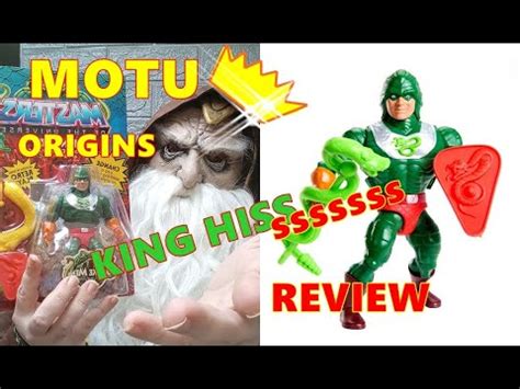 MASTERS OF THE UNIVERSE ORIGINS KING HISS REVIEW YouTube