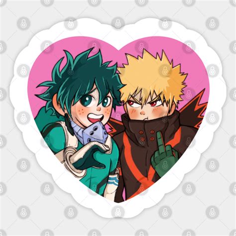 Bakudeku Fanart by Anshiehoop - Bakudeku - Sticker | TeePublic