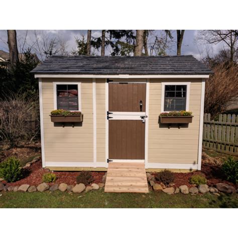 Outdoor Living Today 12 Ft W X 8 Ft D Cabana Cedar Wood Garden Shed