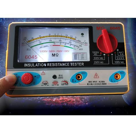 Ty Resistance Tester V V V V Insulation Pointer