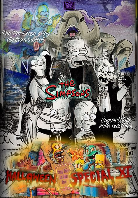 The Simpsons Treehouse Of Horror Xi Poster By Wilduda On Deviantart