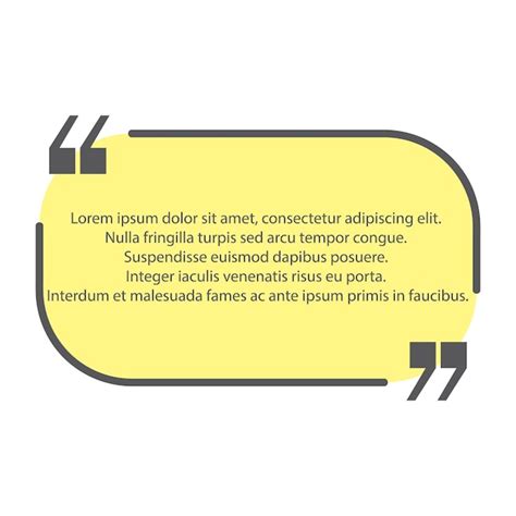 Premium Vector Quote Frames Templates Quote Text Bubbles Speech