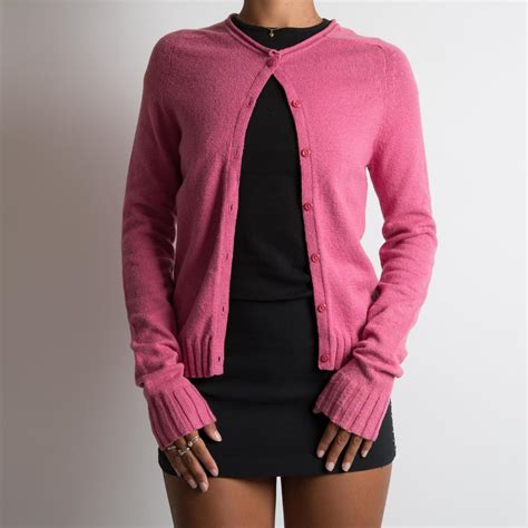 Womens Pink Cardigan Depop