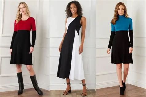 5 Gorgeous Colorblock Dresses For Women