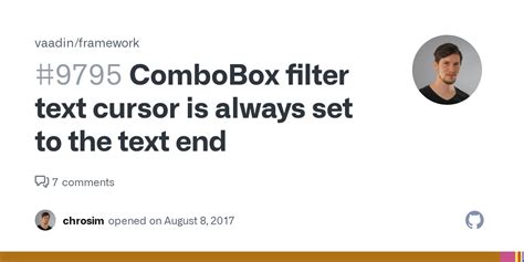 Combobox Filter Text Cursor Is Always Set To The Text End Issue