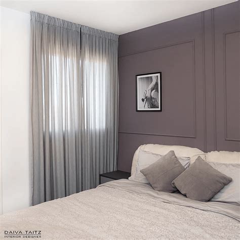 Gray Room With Purple Accent Wall At Harold Chappell Blog