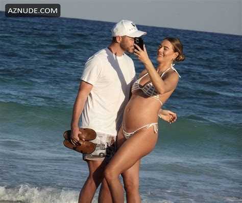 Arabella Chi Sexy Seen With Billy Henty Showing Off Her Beautiful Baby Bump And Her Hot Bikini