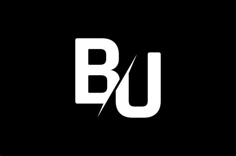 Monogram Bu Logo Graphic By Greenlines Studios · Creative Fabrica