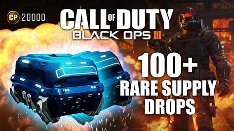 Call Of Duty Black Ops 3 BIGGEST 100 RARE SUPPLY DROP OPENING