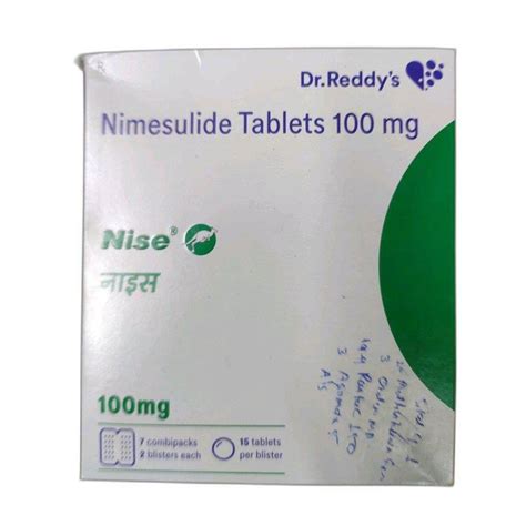 Nise 100mg Nimesulide Tablets At 400 Box Pharmaceutical Tablets In