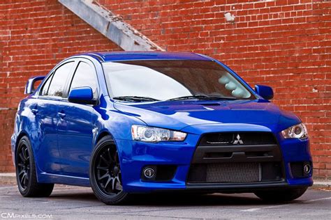 Mitsubishi Evo X Blue