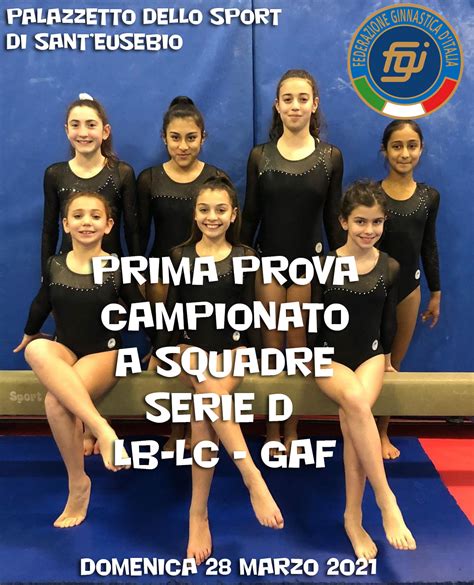 Prima Prova Campionato Serie D Gaf Lb Lc G S D Regina Margherita