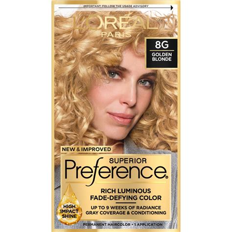 l or茅al preference hair color chart 6