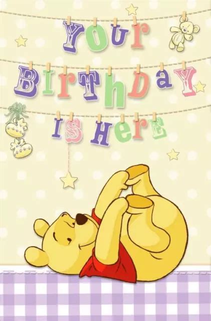 Biglietto Di Auguri Compleanno Winnie The Pooh Tuo Compleanno Qui Eur