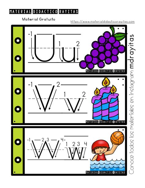 Trazos Del Abecedario Materiales Educativos Para Maestras