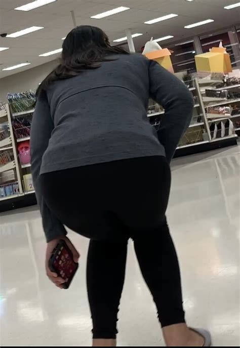 Asian Milf With Pretty Thick Booty At Target Spandex Leggings And Yoga