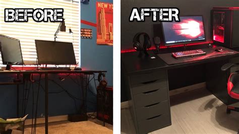 Completely Remaking My Gaming Setup Room Renovation Video Youtube