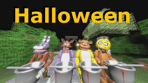 Fnaf Sfm Five Nights At Freddys Halloween Trick Or Treat Trickery Youtube