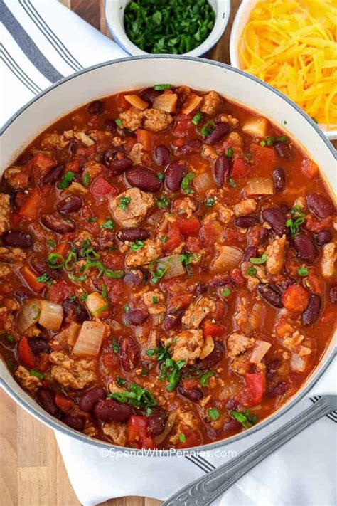 Hearty Turkey Chili Farjanas Kitchen