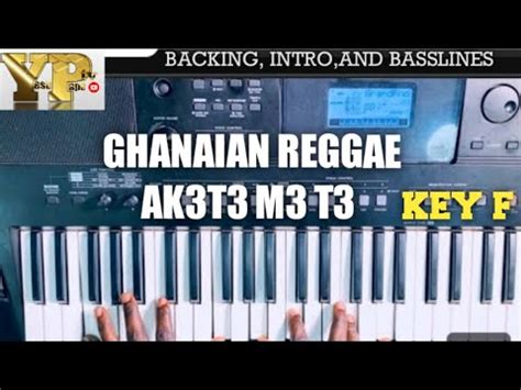 GHANAIAN REGGAE BEGINNERS HOW TO PLAY AK3T3 M3 T3 INTRO BACKING AND