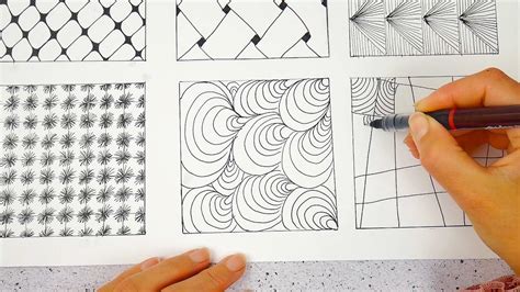 23 Easy Doodle Pattern Ideas for Beginners - YouTube