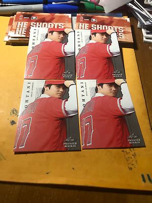 Shohei Ohtani Leaf Premier Rookie Card Pr Smokin Rookie Of