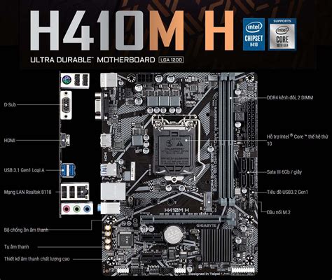 Mainboard Gigabyte H410M H