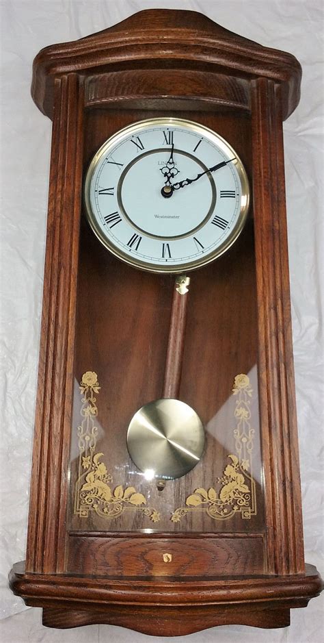 Linden Westminster Wchime And Pendulum Wall Clock Vintage Home Decor