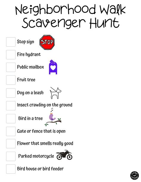 Scavenger Hunt Ideas For Adults Around Town