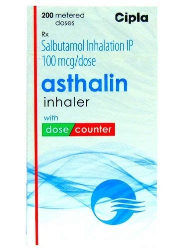 Asthalin Salbutamol Inhaler At Rs 300 Piece Asthalin Inhaler In