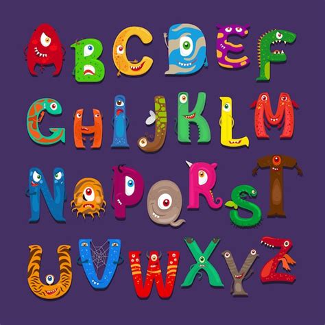 Alphabet Dr Le Vecteur Premium