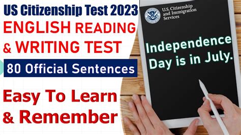 New 2023 80 Official Reading And Writing Sentences For The US