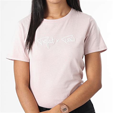 Project X Paris Tee Shirt Femme F221121 Rose